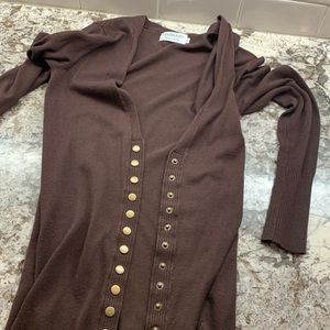 Long Brown Cardigan